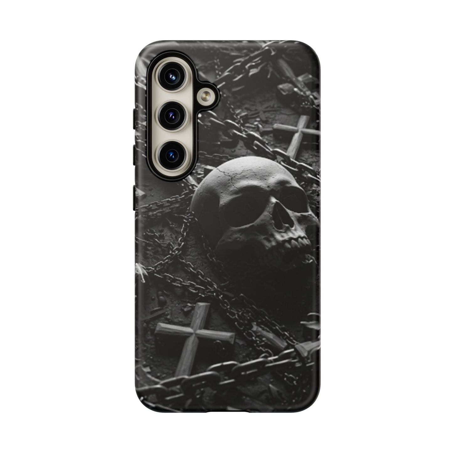Gothic Skull Tough Phone Case