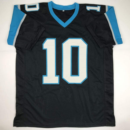 Autographed/Signed Curtis Samuel Carolina Black Football Jersey JSA COA