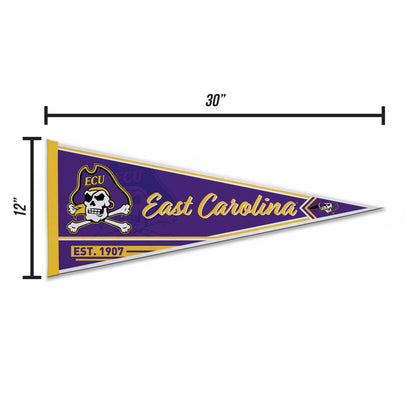 East Carolina Pirates Classic 12" x 30" Felt Wall Décor Pennant