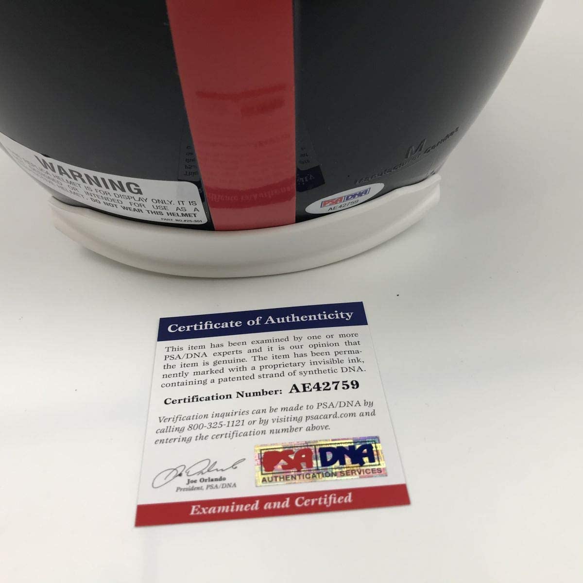 Autographed/Signed Rodney Hampton Inscribed New York Giants Full Size FS F/S Replica Football Helmet PSA/DNA COA