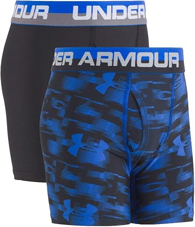 Under Armour Boy`s Blur Boxer Briefs 2 Pack