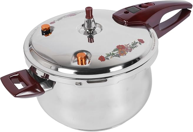 2024 Upgrade Stainless Steel Pressure Cooker, 80KPA Mini Pressure Cookers for Induction, Gas And Electric Stoves, with Ergonomic Handle and Security Guard (11.6 Quart), Generic56hwvgnp7d-14