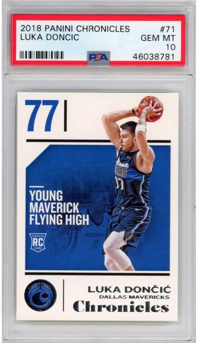 Graded 2018-19 Panini Chronicles Luka Doncic #71 Rookie RC Basketball Card PSA 10 Gem Mint