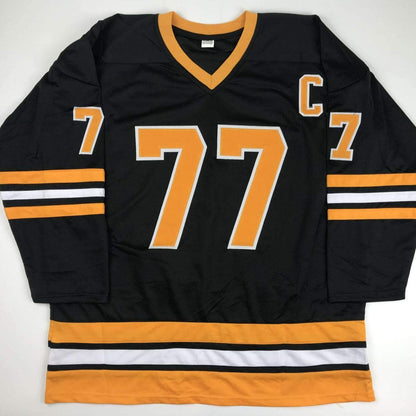 Autographed/Signed Ray Bourque Boston Black Hockey Jersey JSA COA