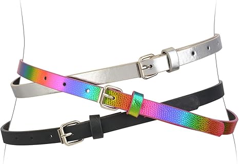Belts for Girls 3 Pack Toddler Belt Big Girls Fashion