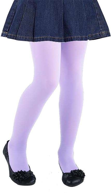 CHUNG Girls Footed Tights Light Weight Stretchy 60D Multi Candy Color Stage Play Costumes 2-12Y