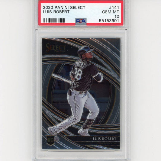 Graded 2020 Panini Select Luis Robert #141 Rookie RC Baseball Card PSA 10 Gem Mint