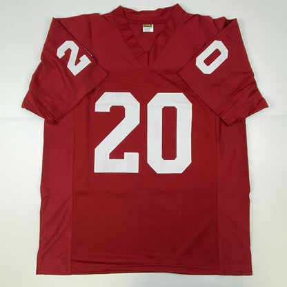 Autographed/Signed Billy Sims 78 Heisman Oklahoma Maroon College Football Jersey Tristar COA Holo Only