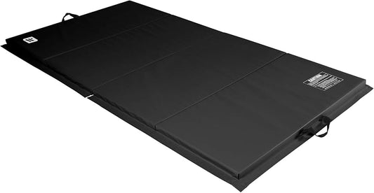 We Sell Mats - 4 ft x 8 ft x 2 in Personal Fitness & Exercise Mat for Home Workout - Lightweight and Folds for Carrying Š—– All Purpose Home Gym Mat Š—– Thick Mat for Yoga, Pilates, Stretches, and Floor Exercises