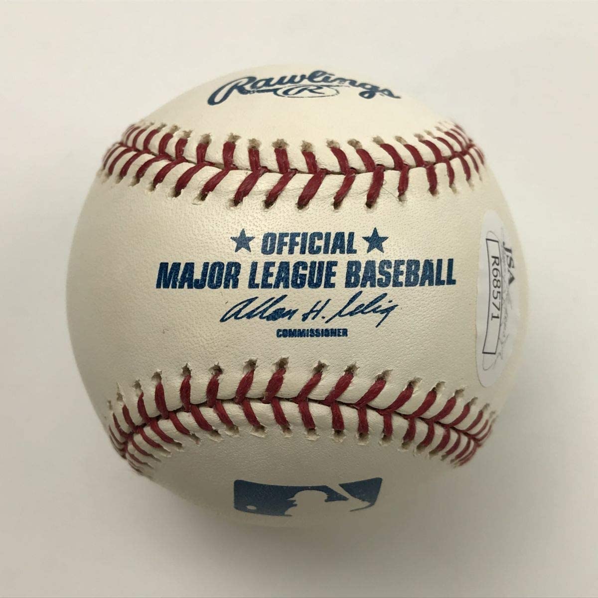 Autographed/Signed Ryan Howard Rawlings Official Major League Baseball ROML JSA COA Auto