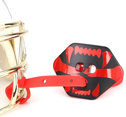 Football Mouth Guard Double Braces Mouth Guard Upper and Lower Teeth Protection Mouth Guard No Boil-Instant Fit for Youth and Adults (red)