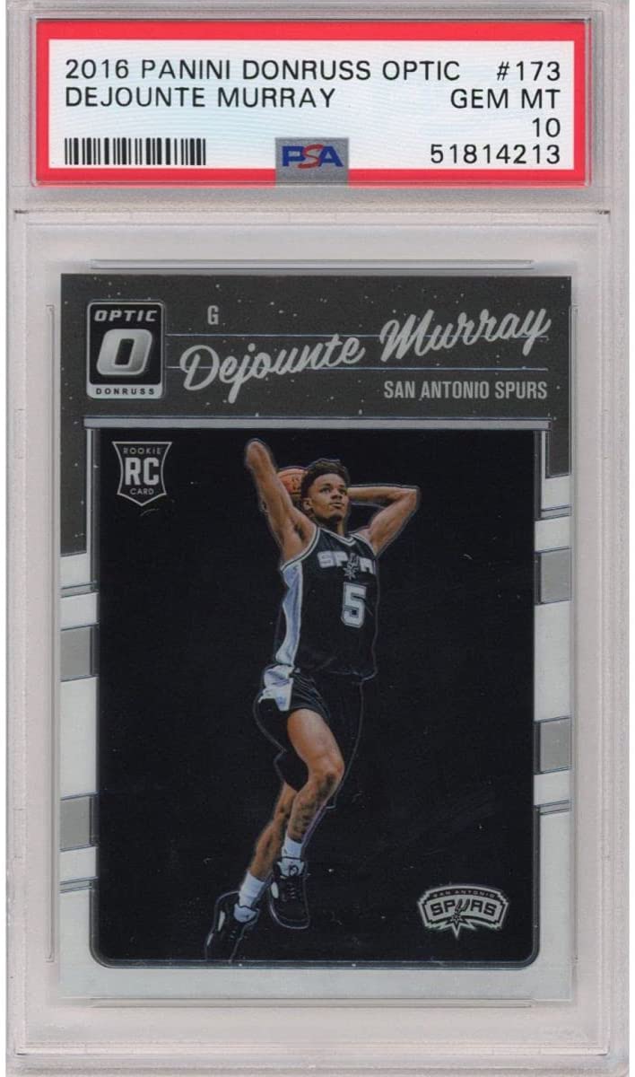 Graded 2016-17 Panini Donruss Optic Dejounte Murray #173 Rookie RC Basketball Card PSA 10 Gem Mint