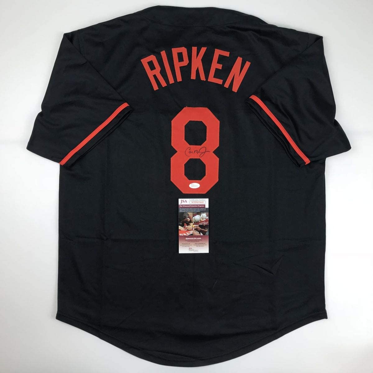 Autographed/Signed Cal Ripken Jr. Baltimore Black Baseball Jersey JSA COA