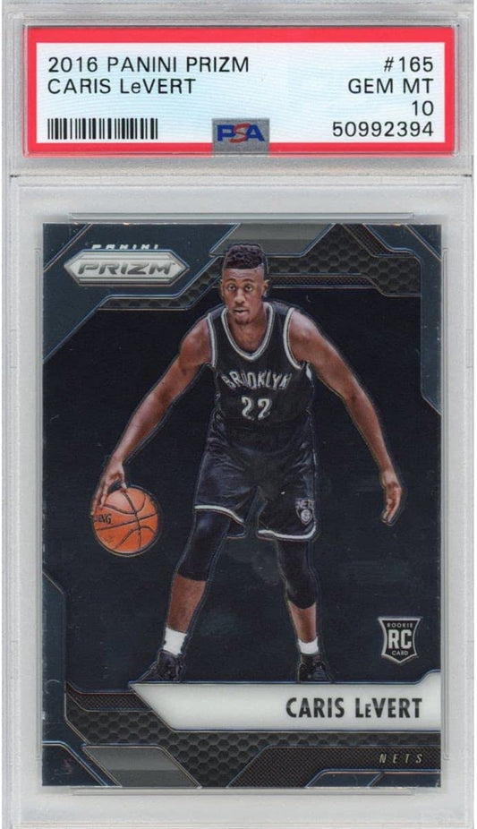 Graded 2016-17 Panini Prizm Caris LeVert #165 Rookie RC Basketball Card PSA 10 Gem Mint