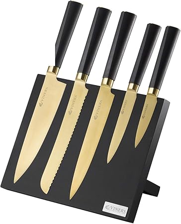 6-Piece Knife Block Giftbox | Titan Gold