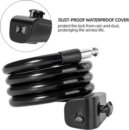 ROCKBROS 3ft Bike Cable Lock - Secure, Lightweight with Mounting Bracket