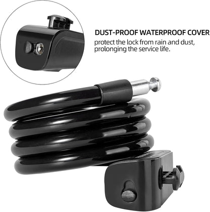 ROCKBROS 3ft Bike Cable Lock - Secure, Lightweight with Mounting Bracket