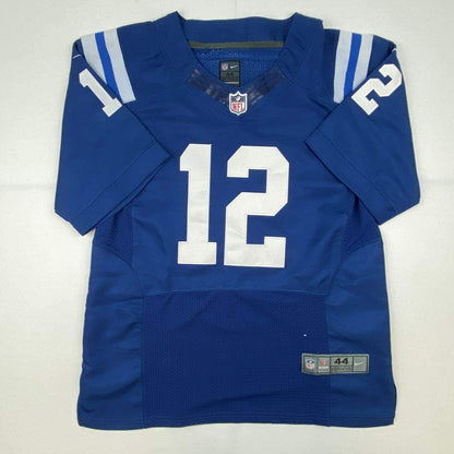 Autographed/Signed Andrew Luck Indianapolis Blue Football Jersey JSA COA