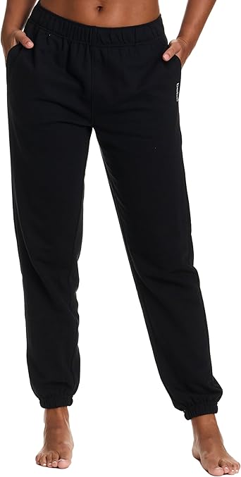 bebe Womens Sweatpants with Pockets, French Terry Joggers for Women, Comfy and Cute Sweatpants, Lounge Pants