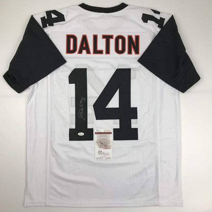 Autographed/Signed Andy Dalton Cincinnati Color Rush Football Jersey JSA COA