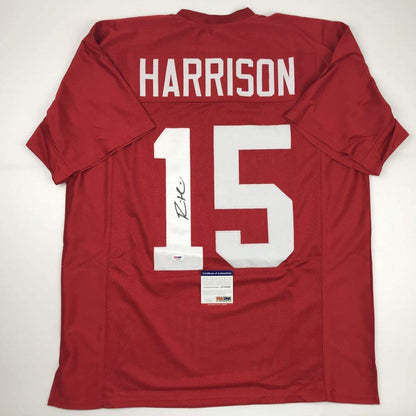 Autographed/Signed Ronnie Harrison Alabama Red College Football Jersey PSA/DNA COA