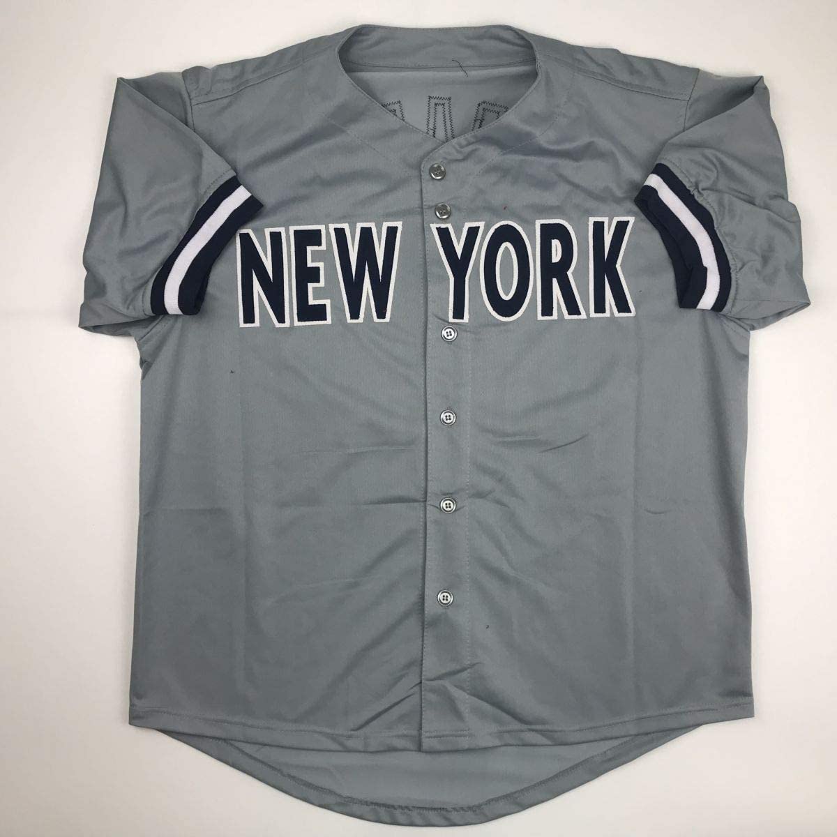 Autographed/Signed Joe Girardi 4x WS Champs New York Grey Baseball Jersey JSA COA