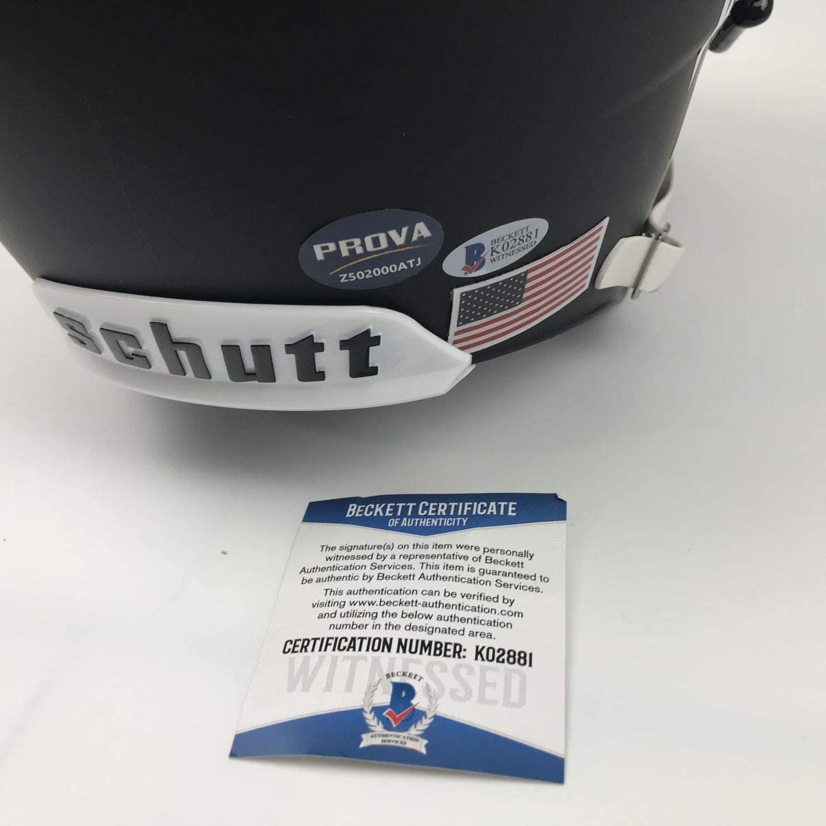 Autographed/Signed Emmitt Smith Dallas Cowboys Full Size FS F/S Replica Football Helmet Beckett BAS COA