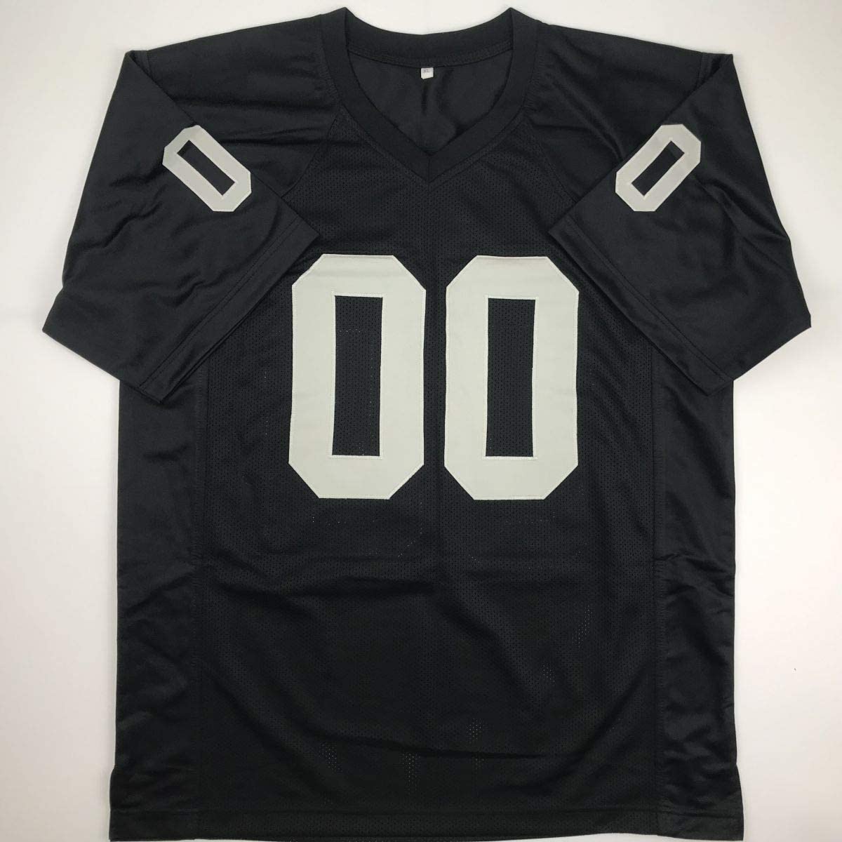Autographed/Signed Jim Otto HOF 80 Oakland Black Football Jersey JSA COA