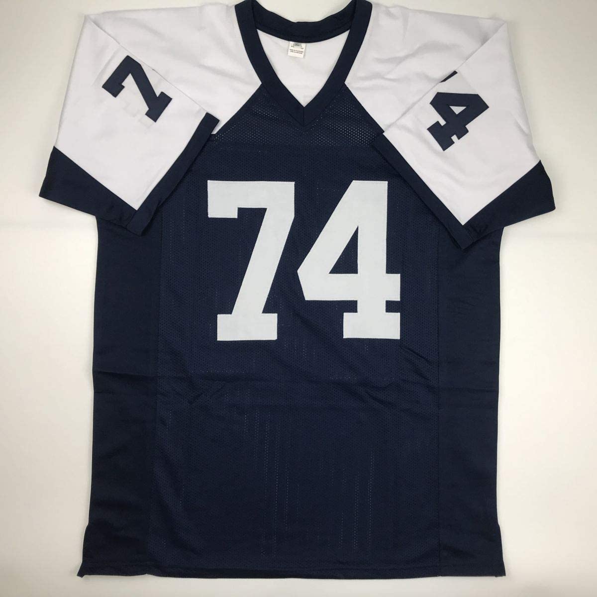 Autographed/Signed Bob Lilly HOF 80 Dallas Thanksgiving Day Football Jersey JSA COA