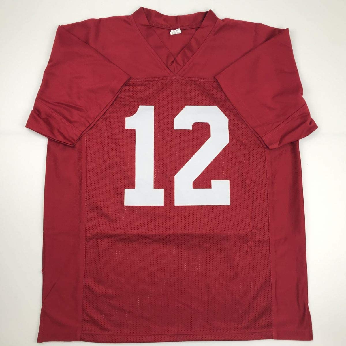 Autographed/Signed Joe Namath Alabama Red College Football Jersey JSA COA