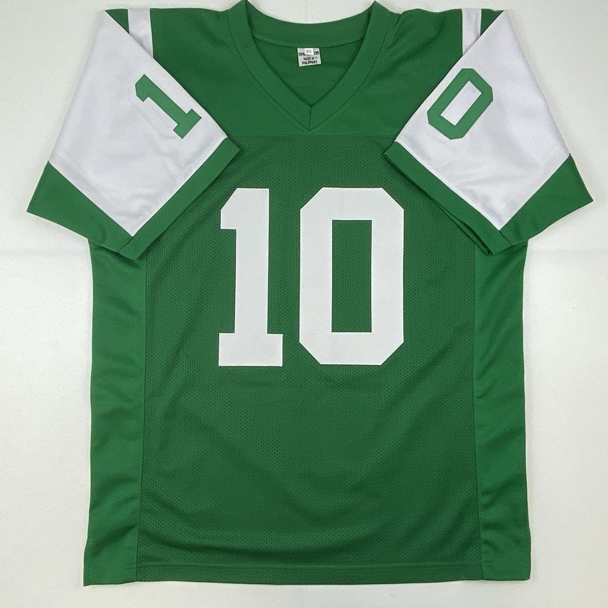 Autographed/Signed Chad Pennington New York Green Football Jersey JSA COA