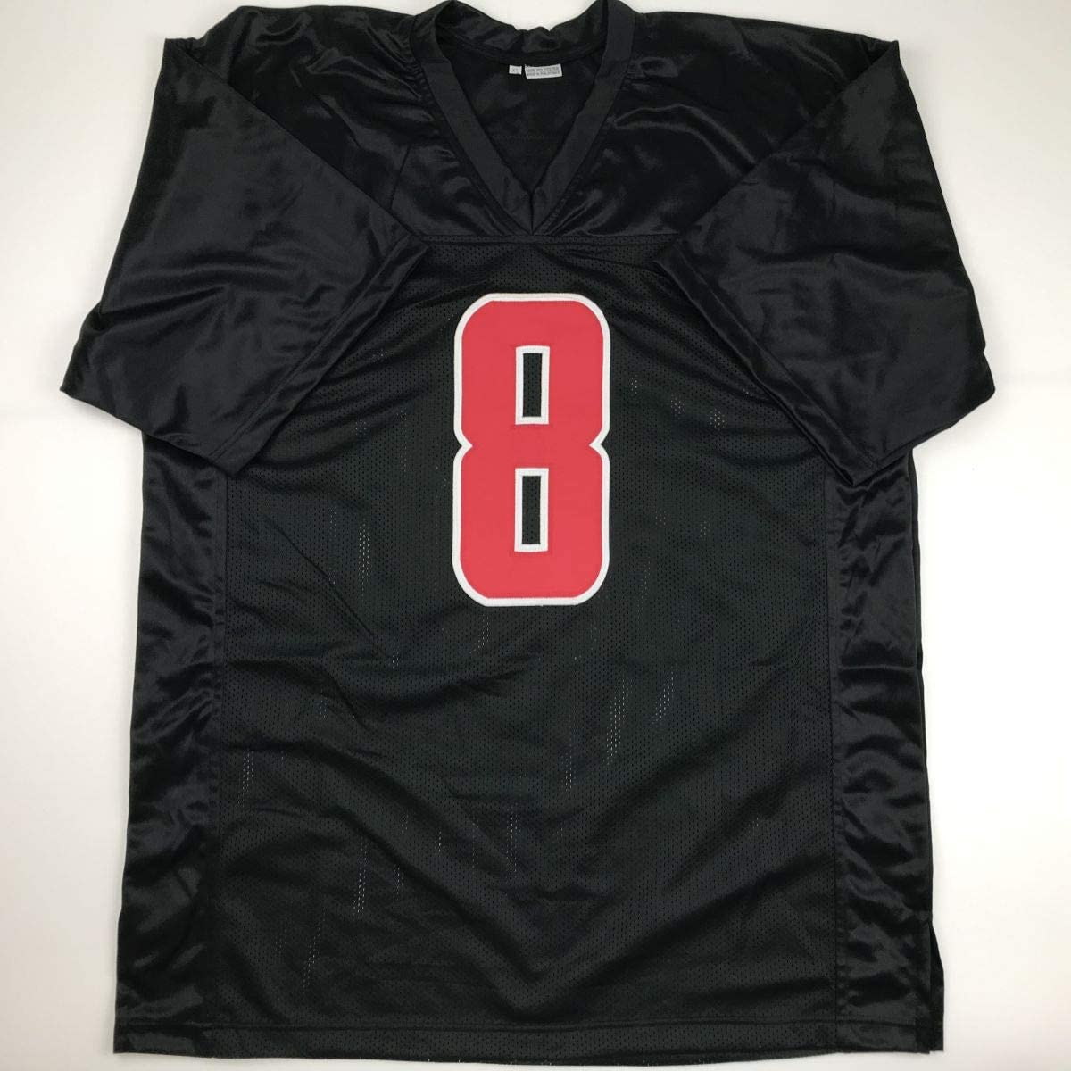 Autographed/Signed Lamar Jackson Louisville Black College Football Jersey JSA COA