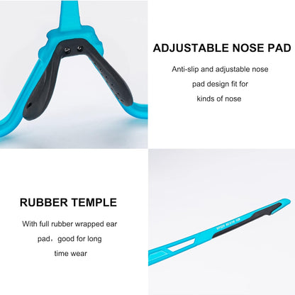 ROCKBROS Photochromic Cycling Sunglasses UV Protection Windproof Lightweight