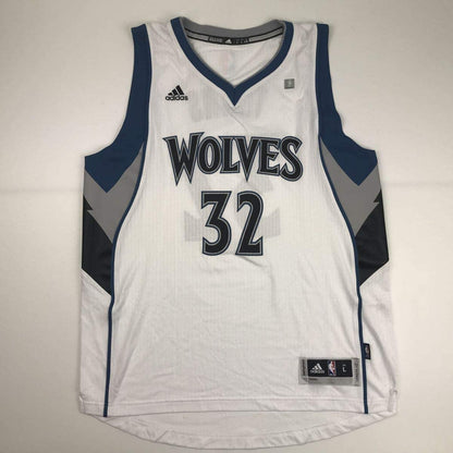 Autographed/Signed Karl-Anthony Towns Minnesota White Basketball Jersey Steiner Sports COA Holo Only