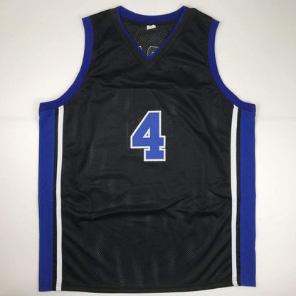 Autographed/Signed JJ J.J. Redick Duke Black College Basketball Jersey JSA COA