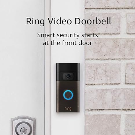 Certified Refurbished Ring Video Doorbell äóñ 1080p HD video, improved motion detection, easy installation äóñ Venetian Bronze