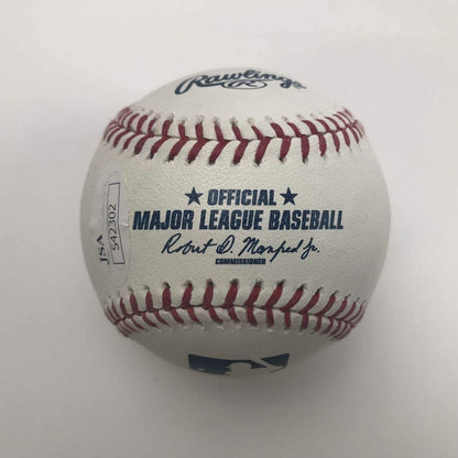 Autographed/Signed Vladimir Vlad Guerrero Jr. Rawlings Official Major League Baseball ROML JSA COA Auto