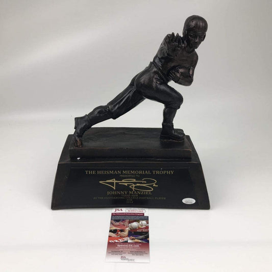 Autographed/Signed Johnny Manziel 2012 Full Size F/S Replica Heisman Trophy JSA COA