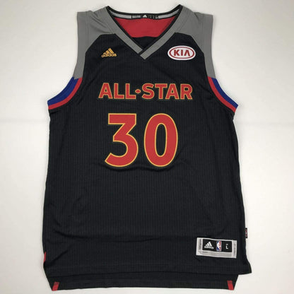 Autographed/Signed Stephen Steph Curry Black NBA All-Star Game Basketball Jersey JSA COA/LOA