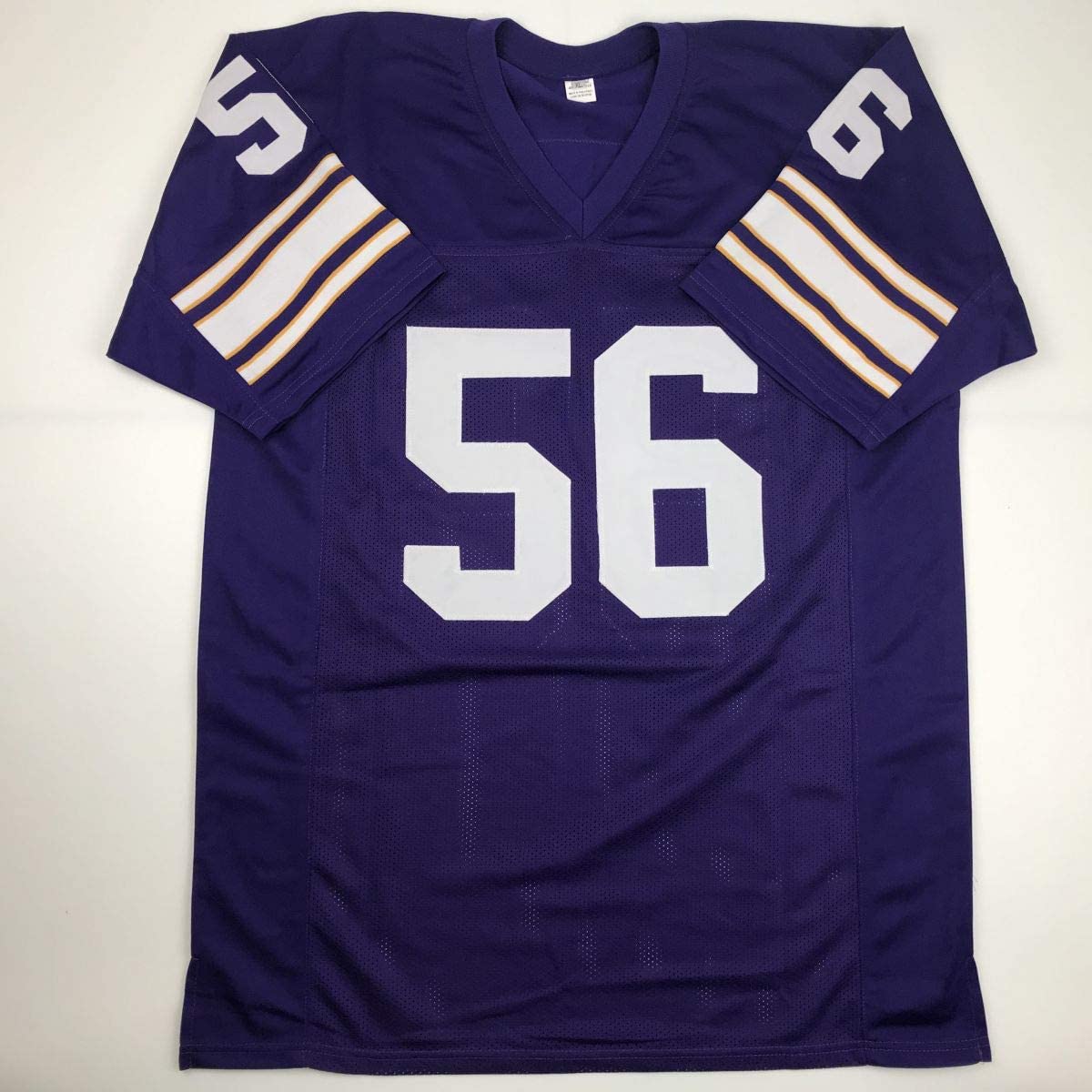 Autographed/Signed Chris Doleman HOF 12 Minnesota Purple Football Jersey JSA COA