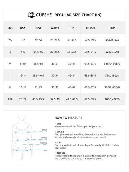 CUPSHE Women's One Piece Swimsuit Knotted Color Block Bathing Suit, M