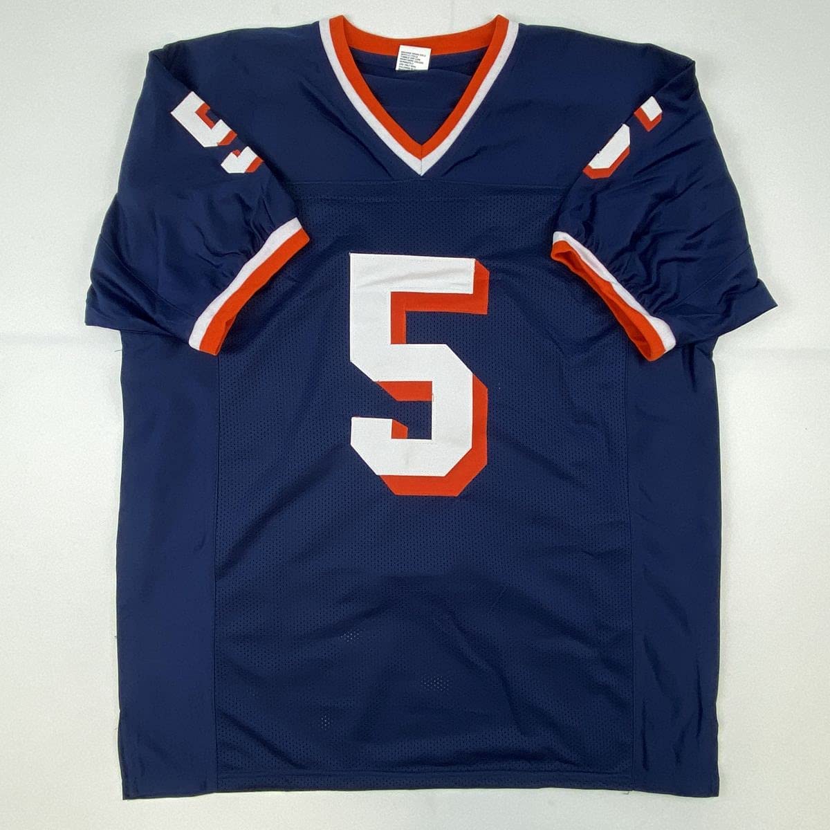 Autographed/Signed Donovan McNabb Syracuse Blue College Football Jersey Beckett BAS COA