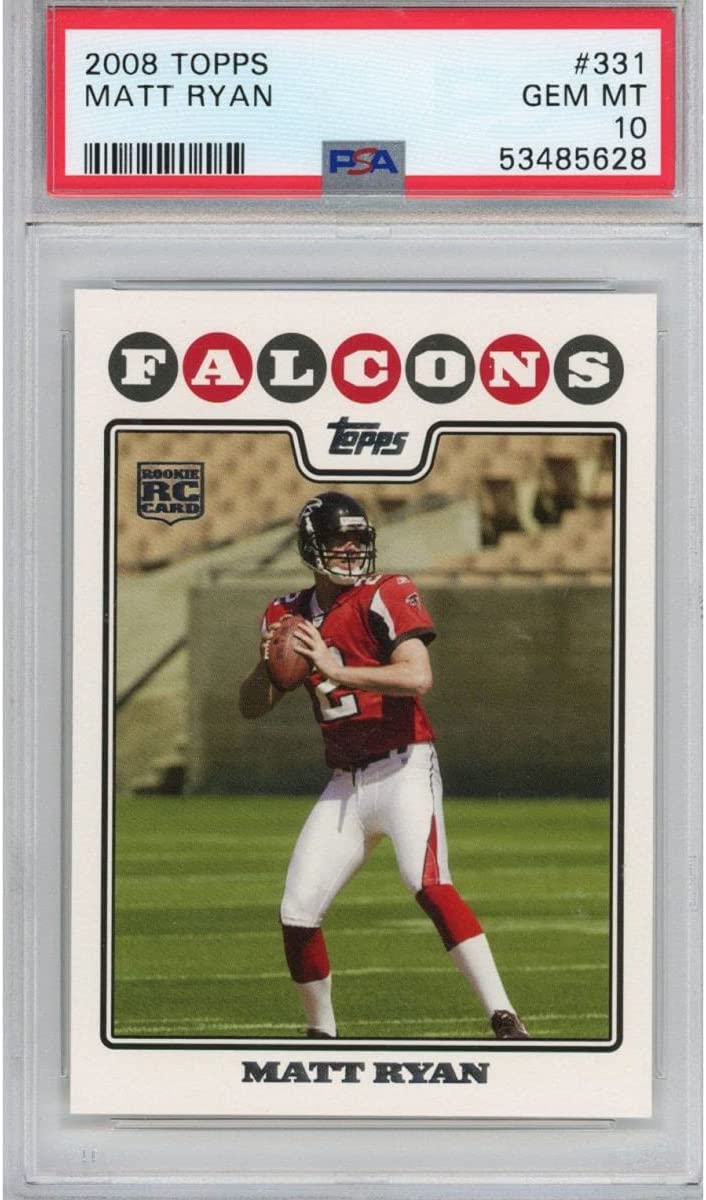 Graded 2008 Topps Matt Ryan #331 Rookie RC Football Card PSA 10 Gem Mint