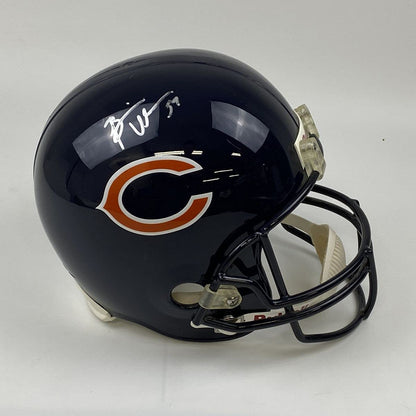 Autographed/Signed Brian Urlacher Chicago Bears Full Size FS F/S Replica Football Helmet PSA/DNA COA