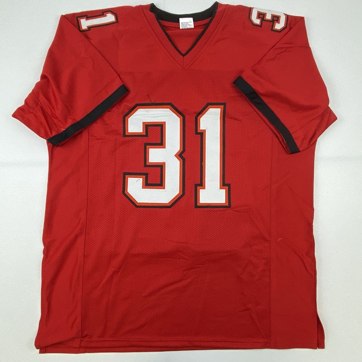 Autographed/Signed Antoine Winfield Jr Tampa Bay Red Football Jersey PSA/DNA COA