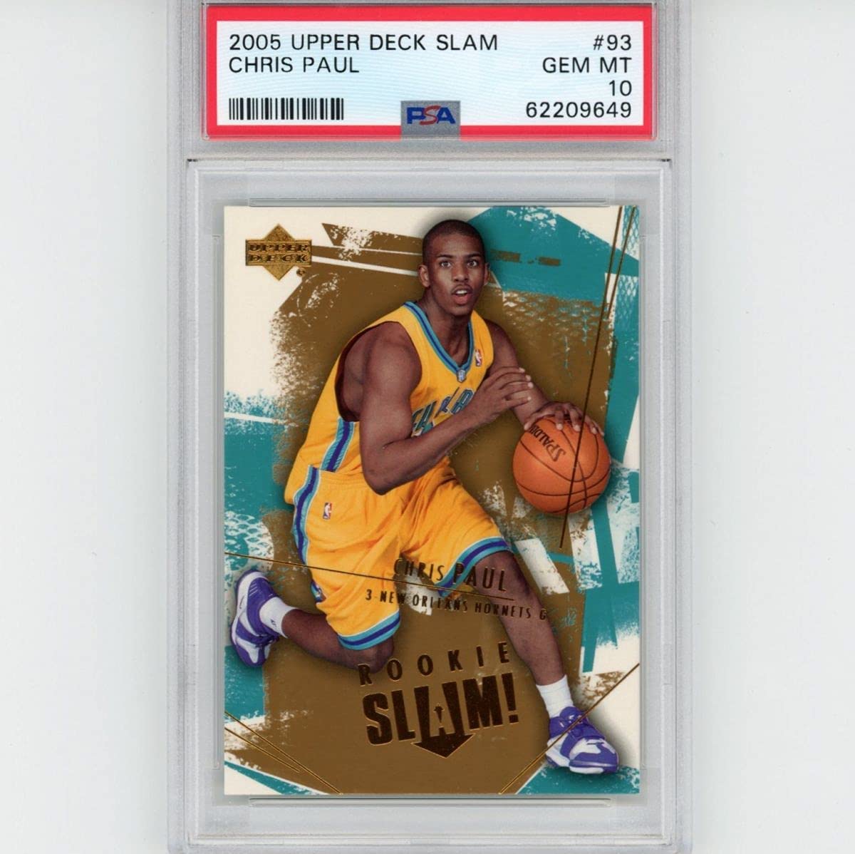 Graded 2005-06 Upper Deck UD Slam Chris Paul #93 Rookie RC Basketball Card PSA 10 Gem Mint