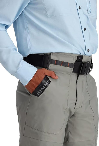 Simms Men’s Freestone Stockingfoot Fishing Wading Pants - Waterproof Lightweight and Breathable Warm Weather Fishing Pants - Smoke - X-Large 12-13 Foot