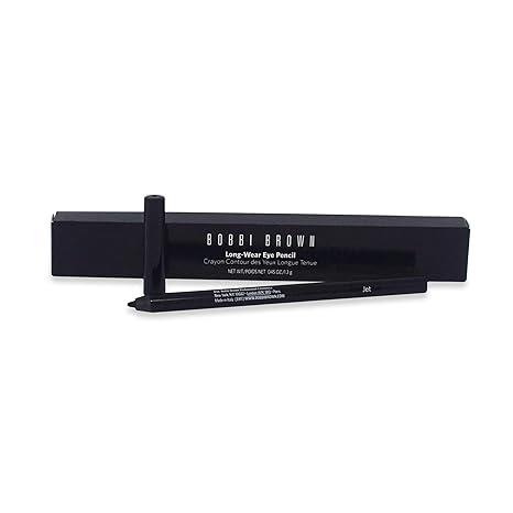 Bobbi Brown Long Wear Eye Pencil - Jet for Women - 0.04 oz Eyeliner