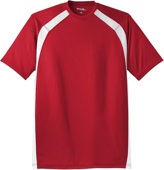 SPORT-TEK Men's Dry Zone Colorblock Crew