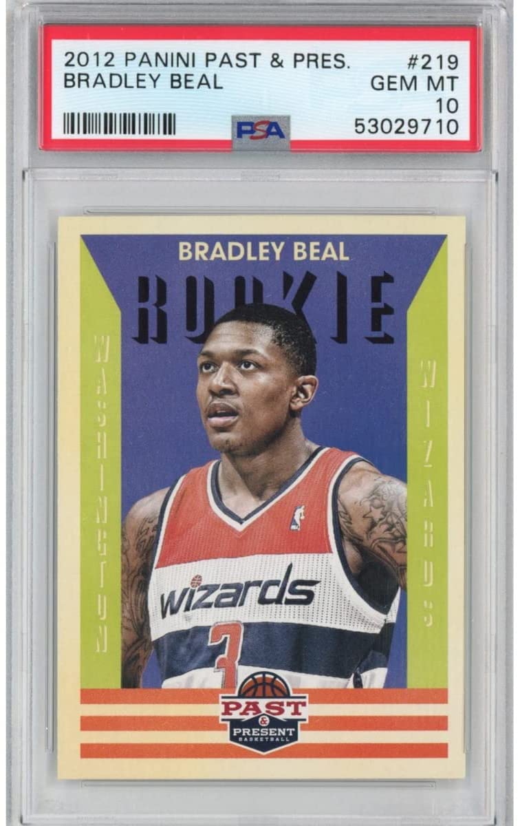 Graded 2012-13 Panini Past & Present Bradley Beal #219 Rookie RC Basketball Card PSA 10 Gem Mint